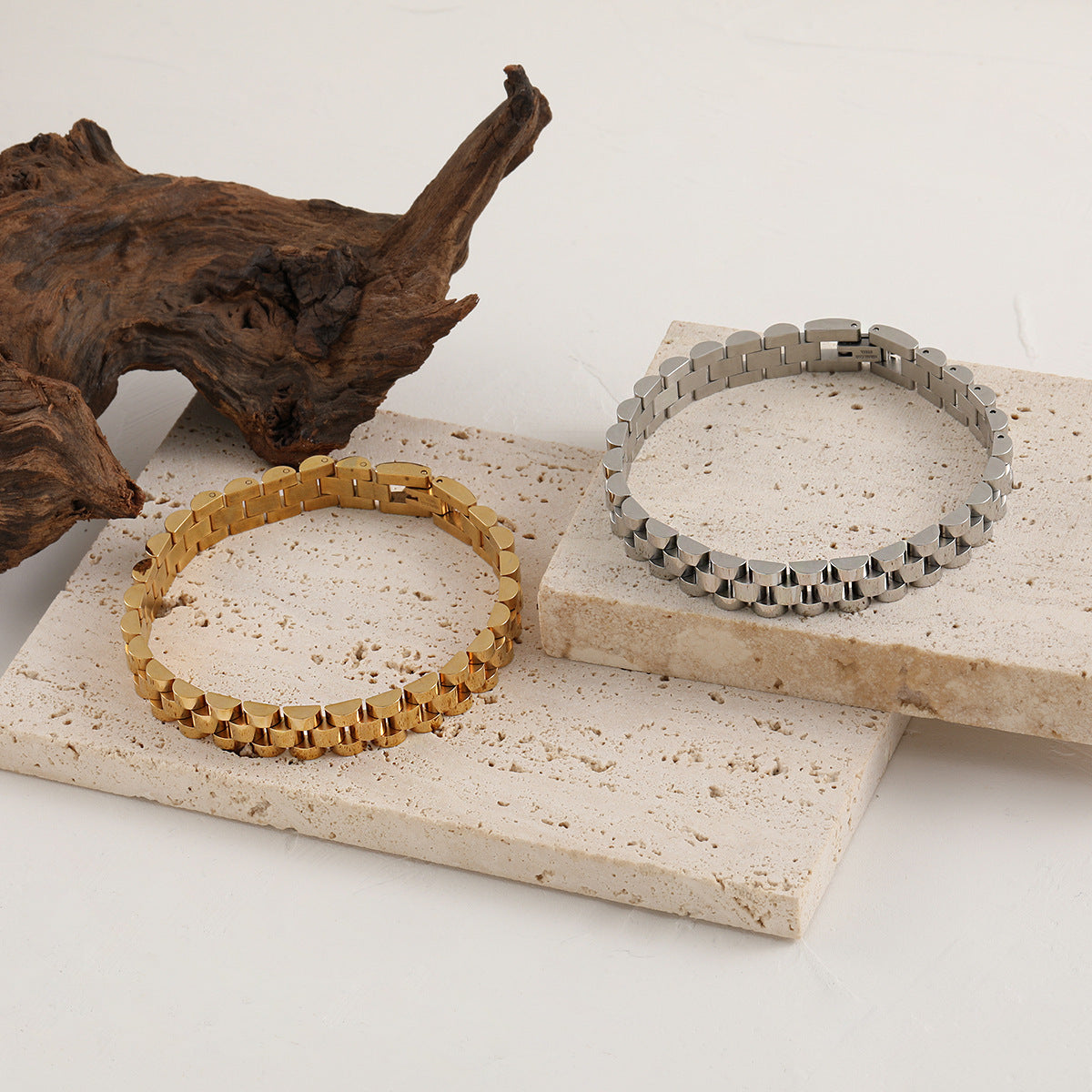 Niche Cuban Watch Chain Bracelet Women's Fashion Personality All-matching