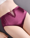 Hollow Lace Underwear Women's Plus Size Mid-high Waist Traceless Ventilation
