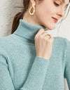 Women's Turtleneck Sweater Slim-fit Lapel Thickening Knitted Bottoming Shirt