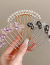 Rhinestone Butterfly Insert Comb For Updo Barrettes