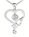 ECG Heart-shaped Exquisite Necklace For Women