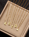 Simple Stainless Steel Colorfast English Letters Unisex Necklace