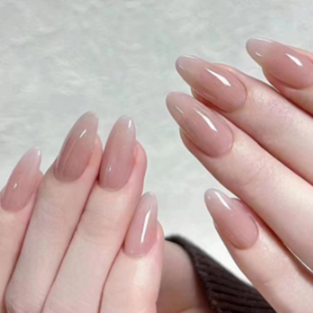 Women's European, American And French Style Pieces Fake Nail Patch