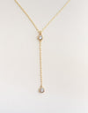 Fashion Simple Rhinestone Ball Pendant Necklace For Women