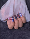 Women's European, American And French Style Pieces Fake Nail Patch