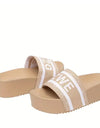 High-end Fashion French Beach Vacation Platform Women's Sandals Slippers