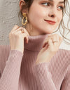 Women's Turtleneck Sweater Slim-fit Lapel Thickening Knitted Bottoming Shirt
