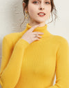 Women's Turtleneck Sweater Slim-fit Lapel Thickening Knitted Bottoming Shirt