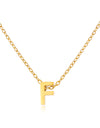 Simple Stainless Steel Colorfast English Letters Unisex Necklace