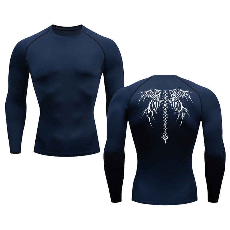 Summer Men's Short-sleeved Fashion Outdoor Casual Printed Quick-drying T-shirt