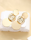 Simple Exaggerated Temperamental High Sense Round Ring Earrings Women