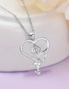 ECG Heart-shaped Exquisite Necklace For Women