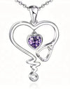 ECG Heart-shaped Exquisite Necklace For Women