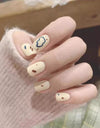 Women's European, American And French Style Pieces Fake Nail Patch