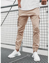 Men's Side Zipper Pocket Decoration Casual Long Pants