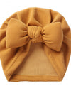 New Style Cashmere Baby Pullover Hat Cotton Filled Bow