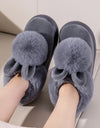 Cotton Slippers Women's Bag With Winter Indoor