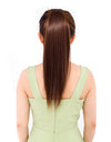 Lace-up Fashion Soft Wig Ponytail Realistic Matte Silk Long Straight Hair