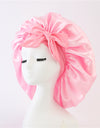 New Silk Bonnet For Sleeping Women Satin Bonnet Hair Bonnet Night Sleep Cap Scarf Wrap For Curly Hair With Tie Band For Curly Hair