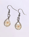 Fashion Drop-shaped Dried Flower Earrings