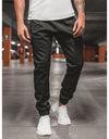 Men's Side Zipper Pocket Decoration Casual Long Pants