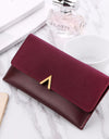 Frosted Color Matching 30 Off Long Ladies Wallet
