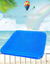 Summer Gel Seat Cushion Breathable Honeycomb Design For Pressure Relief Back Tailbone Pain For Home And Car