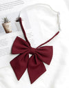 JK Uniform Solid Color Calamus Bow Tie Female Preppy Style