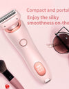 2 In 1 Hair Removal Epilator USB Rechargeable Trimmer Women Body Razor Face Leg Armpit Bikini Hand Pubic Shaver Hair Remover