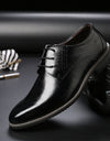 Formal Plus Size Business Men's With Lace Up Leather Shoes