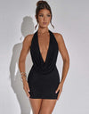 Slim Fit Buttocks Wrapped Dress For Women