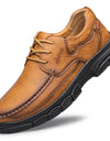 Men's Handmade Shoes Stitching Plus Size Casual Leather Shoes