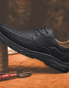 Men's Handmade Shoes Stitching Plus Size Casual Leather Shoes