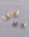 Metal Butterfly Small Jaw Clip Side Bangs Hair Clip For Broken Hair