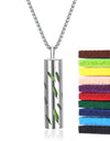 316L Stainless Steel Aromatic Perfume Oil Essential Oil Diffuser Pendant Necklace