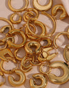Cylindrical Hollow Ear Ring Women