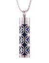 Cylinder Love Aromatherapy Pendant Perfume Essential Oil Stainless Steel Necklace