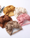 New Style Cashmere Baby Pullover Hat Cotton Filled Bow