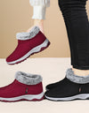 Women's Cotton-padded Shoes Fleece Lined Padded Warm Keeping Slip-on