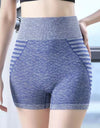 Biker Shorts For Women High Wais Stripe Gym Running Shorts