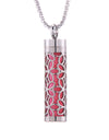 Cylinder Love Aromatherapy Pendant Perfume Essential Oil Stainless Steel Necklace