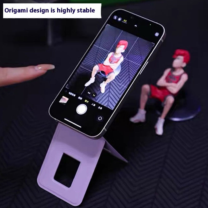 Live Selfie Multifunctional Leather Mobile Phone Holder