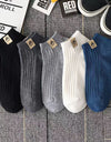 Summer Thin And All-matching Socks Polyester Cotton Low Top