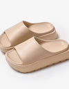 5.5cm Fish Mouth Shoes Floor Bathroom Home Slippers Outdoor Thick Soled Beach Slippers For Women