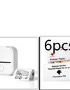 Portable Mini Thermal Label Printer Home Photo Printer Student Wrong Question Printer Bluetooth-compatible Mini Label Printer Price Tag