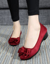 Women's Soft Soled Butterfly Bow Wedge Cloth Shoes