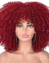 Small Curly Hair Rose Mesh Synthetic Headgear