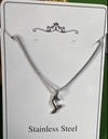 26 Love Letters Titanium Steel Pendants Necklace