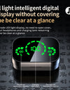 YD03 Wireless Bluetooth-compatible Headset TWS Large Screen Smart Digital Display In Ear Breathing Light