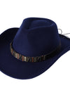 Woolen Hat Western Cowboy Top Hat Men's And Women's Curling Shell Accessories